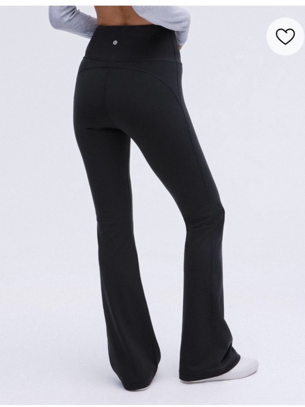 lululemon athletica Black Flare Leggings 12 - like New!